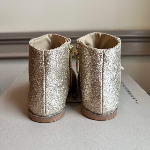 JANIE and JACK - Girls Gold Glitter Booties - NWT - Picture 4 of 4